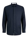 Jack & Jones - Jprblaparker Detail L/S Shirt Sn - &Auml;ris&auml;rgid - XXL