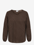 ONLY Carmakoma - Carvica L/S V-Neck Top Wvn Noos - Pikkade varrukatega - 42