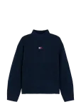 Tommy Jeans - Tjw Mockneck Badge Sweater Ext - Džemprid - XS