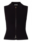 NEUW - Suki Zip Top Black - Varrukateta - L