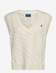 Polo Ralph Lauren - Cable-Knit Wool-Cashmere Sweater Vest - Kootud vestid - M