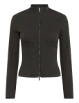Weekday - Genevieve Slim Structured Cotton Zip Jacket - L&uuml;hikesed teksap&uuml;ksid - 40