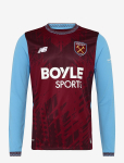 New Balance - West Ham United 26/27 Home Long Sleeve Jersey - Spordi jalgpallis&auml;rgid - XXL