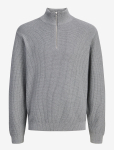 Jack & Jones - Jprblaconnor Knit Half Zip - Poolpika lukuga džemprid - XXL