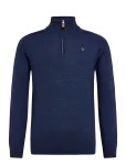 Morris - Merino John Zip - Half Zip Pullover - S