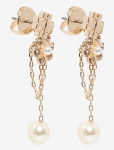Tory Burch - Moondance Pearl Chain Earrings - Rippuvad k&otilde;rvar&otilde;ngad - ONE SIZE