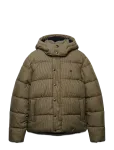 Superdry - Premium Hood Check Puffer Jkt - Polsterdatud jakid - M