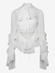 Bardot - Anyssa Ruffle Blouse - Pikkade varrukatega - 42