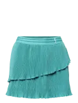RS Sports - Women's Court Pleated Wrap Skirt (Striking Teal/White,L,St) - Spordiseelikud - M