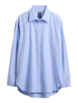 GAP - Organic Cotton Oxford Big Shirt - Pikkade varrukatega - XL