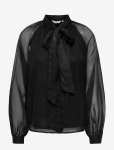 ONLY - Onllumeria L/S Tie Blouse Wvn - Pikkade varrukatega - XS