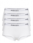 Pieces - Pclogo Lady 4 Pack Solid Noos Bc - Hipsterid ja bokserid - XL
