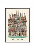 Martin Schwartz - Barcelona Standard Poster - Linnad ja kaardid - 50X70CM