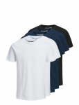 Jack & Jones - Jjeorganic Basic Tee Ss O-Ne 5Pk Mp Noos - L&uuml;hikeste varrukatega - XXL