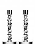 Orrefors - Carat Candlestick Silver 2-Pack - K&uuml;&uuml;nlajalad - ONE SIZE