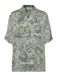 Modstr&ouml;m - Leo Print Shirt - L&uuml;hikeste varrukatega - S