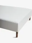 Juna - Percale Boxlagen 120X30X200 Cm Hvid - Sheets - 120X30X200CM
