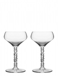 Orrefors - Carat Coupe 25Cl 2-Pack - Valge veini klaasid - 25 CL