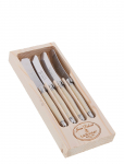 Jean Dubost - Sm&oslash;rkniv 4 Stk Laguiole - V&otilde;inoad - L20CM