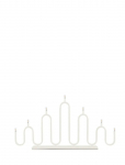 Globen Lighting - Candlestick Noel 7 Ivory - Electric Advent Candlesticks - H39CM