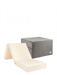 NOBODINOZ - Sleepover Velvet Mattress 57X57X36 - Tumbad - 57X57X36CM