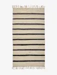 House Doctor - Rug, Hdsima, Black, Natural - Puuvillased vaibad ja kaltsuvaibad - 140X70CM