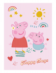 Gurli Gris - Fleece Peppa Pig - Pep 1014 C - 100X140 Cm - Tekid ja pleedid - 100X140CM