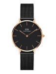 Daniel Wellington - Petite 36 Ashfield Rg Black - Analoogkellad - 36 mm
