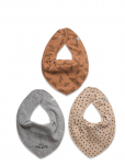 Pippi - Bandana Bib Boy -Aop (3-Pack) - Pudip&otilde;lled - ONE SIZE