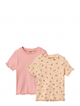 Wheat - 2 Rib T-Shirt S/S Alicia - L&uuml;hikeste varrukatega - 98