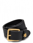Lauren Ralph Lauren - Natural Smth Leathr-Logo Keeper-Blt - V&ouml;&ouml;d - XL