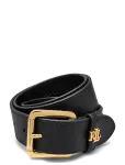 Lauren Ralph Lauren - Natural Smth Leathr-Logo Keeper-Blt - V&ouml;&ouml;d - XL
