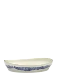 Serax - Serving Bowl S White Stripes Blue Feast - Serveerimiskausid - S