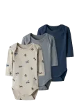 Name It - Nbmbody 3P Ls Airplane Noos - Pikkade varrukatega - 68