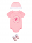 Converse - C1-Bodysuit+Hat+Bootie - L&uuml;hikeste varrukatega - 50/68