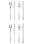 Aida - Groovy Cutlery Steak Set  8 Pcs  Comes In Gift Box - S&ouml;&ouml;giriistade komplektid - ONE SIZE