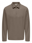 ONLY & SONS - Onsnewkodyl Reg Half Zip Polo Sweat Vd - Pikkade varrukatega - XS