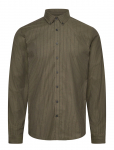Lindbergh - Striped Superflex Oxford L/S - Oxfordi s&auml;rgid - M