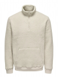 ONLY & SONS - Onsemilio Reg Teddy Zip Sweat Vd - Fliisid - XL