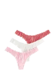Lindex - 3-Pack Thong With Low Waist - Stringid - XXL