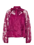 YAS - Yaslacilla Ls Lace Top - Show - Pikkade varrukatega - 38