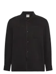 Calvin Klein - Ls Glossy Camp Collar Easy Shirt - Vabaaja s&auml;rgid - S