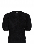 Davida Cashmere - Brushed Puff Sleeve T-Shirt - L&uuml;hikeste varrukatega - XL