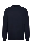 Garment Project - Boxy Cotton Knit - Navy - &Uuml;mara kaelusega - XL