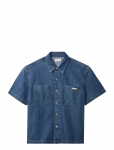 Calvin Klein Jeans - Beckford Blue Short Sleeve Shirt - L&uuml;hikeste varrukatega s&auml;rgid - XXL