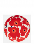 Marimekko Home - Unikko Deep Plate 20,5Cm - Supitaldrikud - 20.5 CM