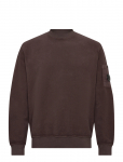 C.P. Company - Brushed & Emerized Diagonal Fleece Crew Neck Sweatshirt - Dressipluusid - S