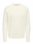 ONLY & SONS - Onstim Reg Ls Linen Crew Knit Noos - &Uuml;mara kaelusega - XXL