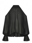 Gina Tricot - Boho Chiffong Blouse - Pikkade varrukatega - XL