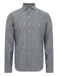 Polo Ralph Lauren - Custom Fit Striped Seersucker Shirt - Linased s&auml;rgid - S